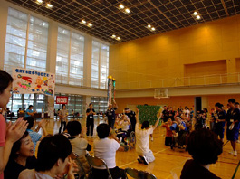 横須賀市肢体不自由児者運動会の様子